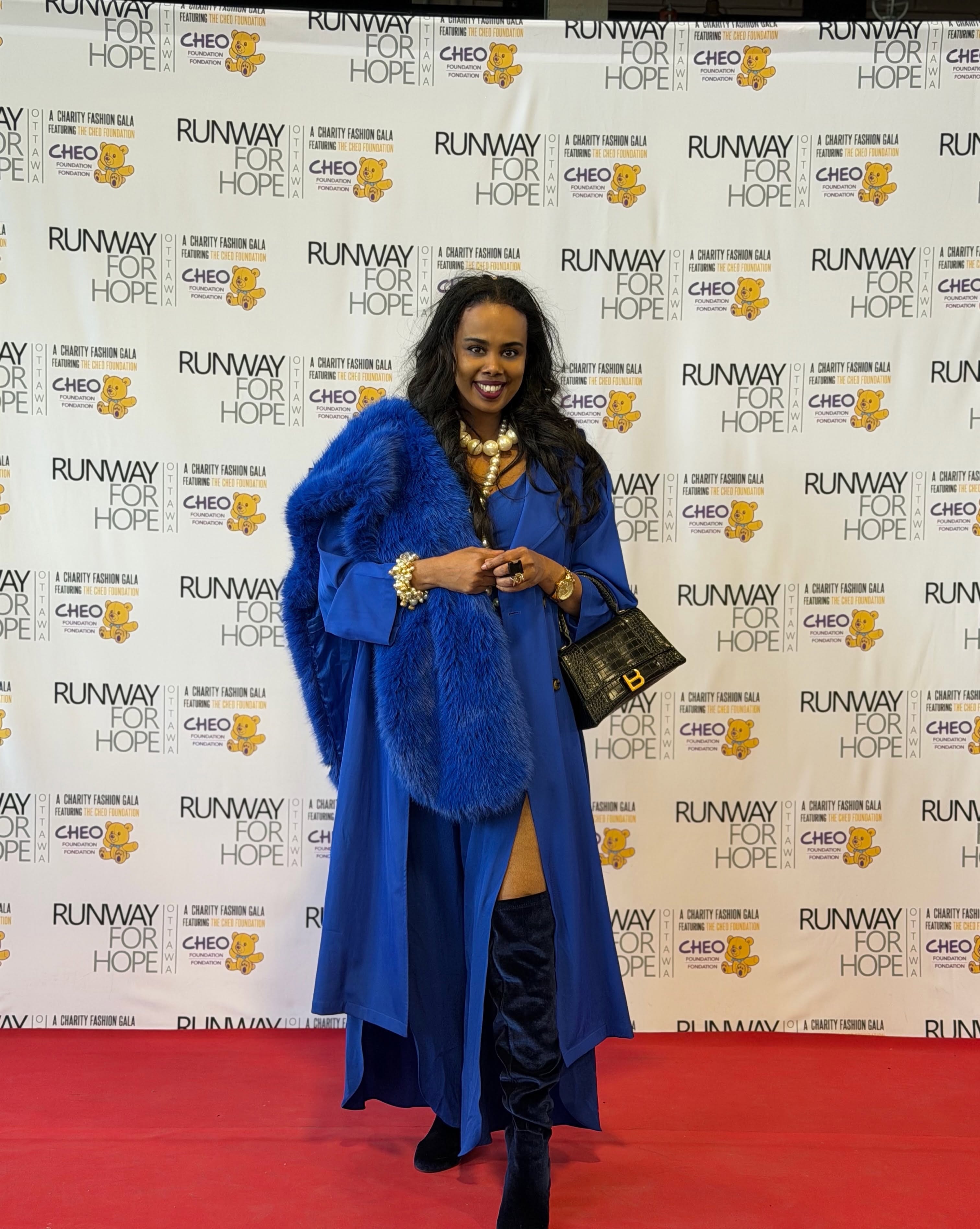 Meseret Haileyesus at the Runway for Hope charity fashion gala in Ottawa
