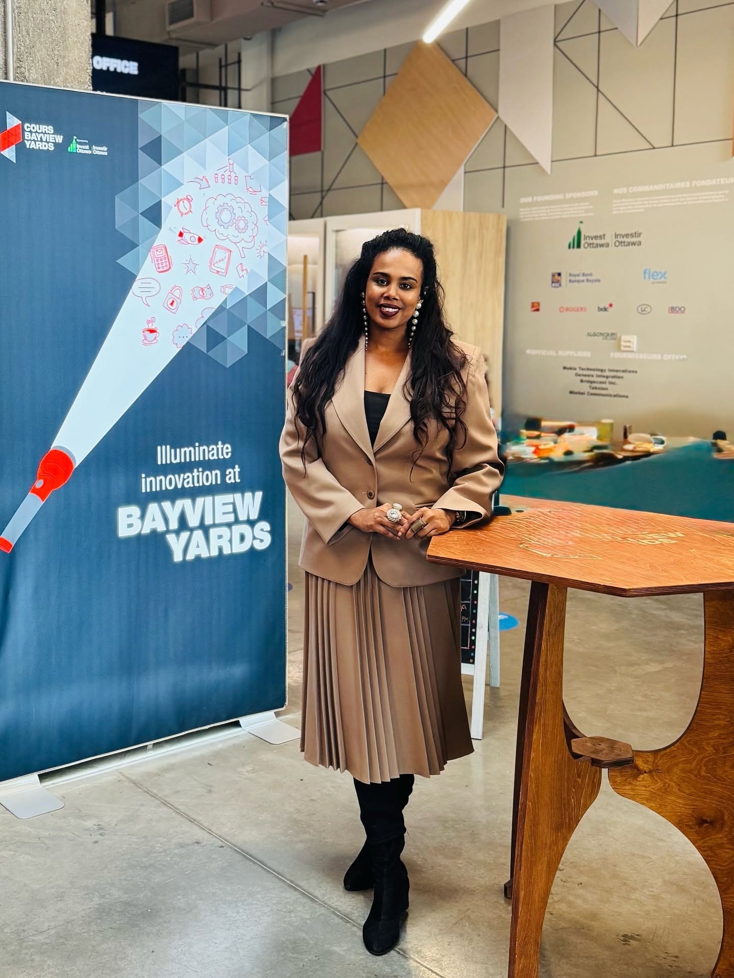 Meseret Haileyesus at Bayview Yards, Invest Ottawa