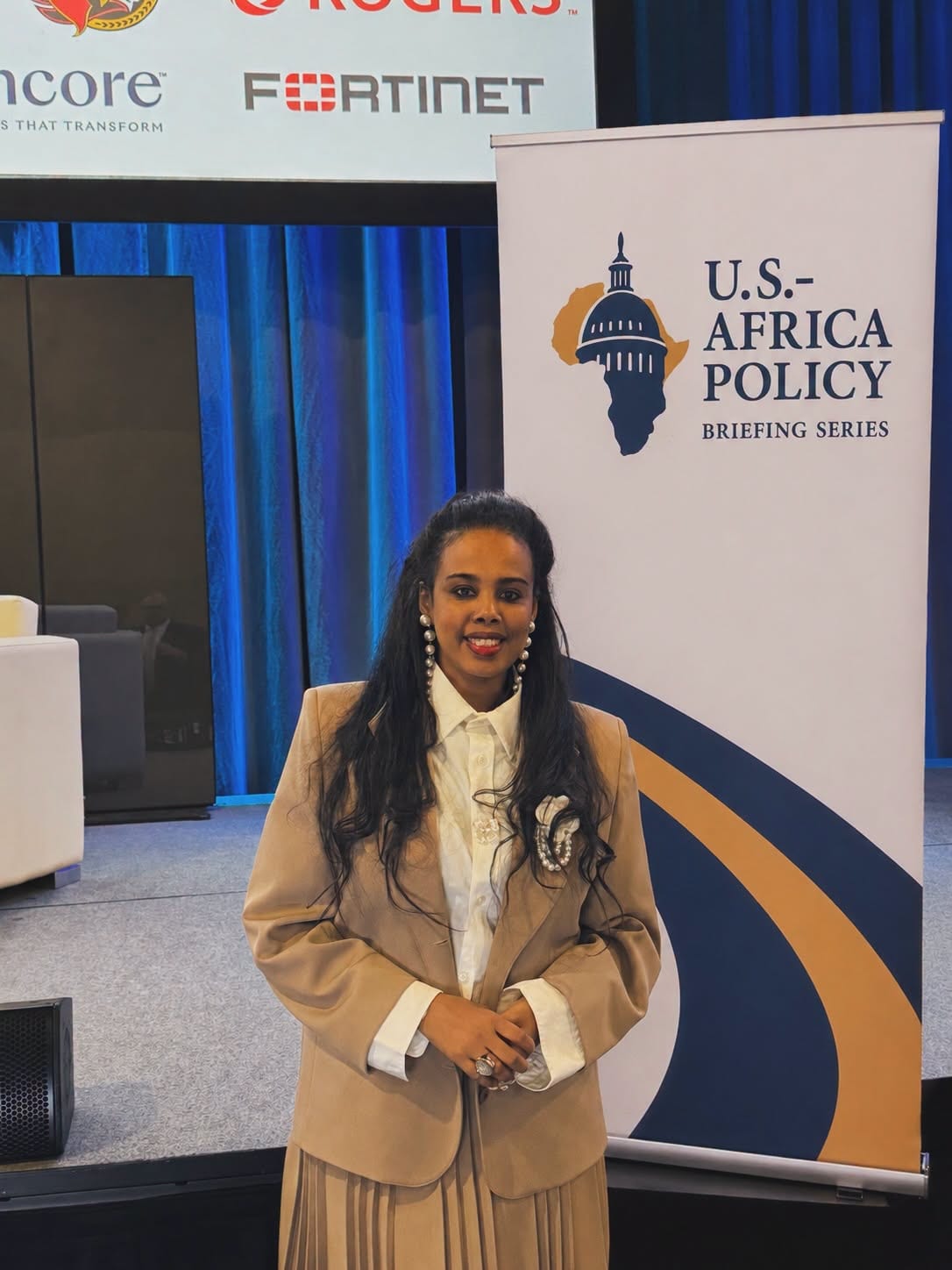 Meseret Haileyesus at the U.S. Africa Policy Briefing Series
