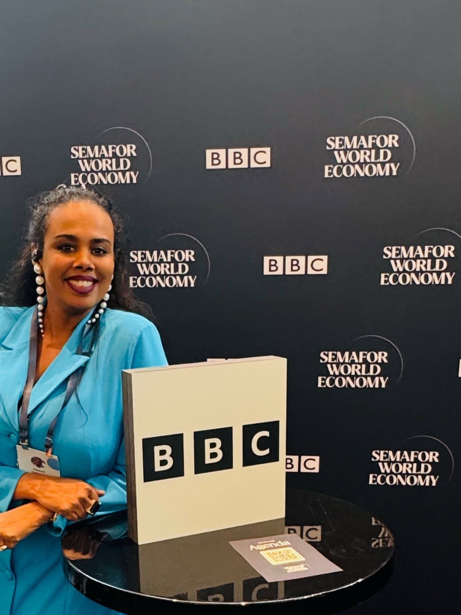 Meseret Haileyesus at the Semafor World Economy Summit